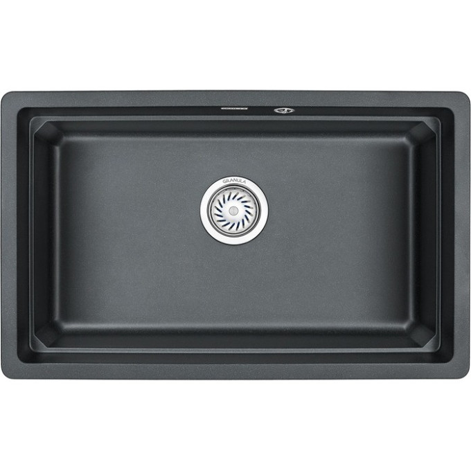 Кухонная мойка GRANULA KS-7303U, шварц (черный металлик) 7303iU SHBAPC